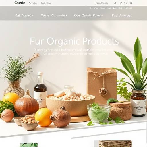 Imagem do website da Verde Vida, um projeto de e-commerce de produtos orgânicos